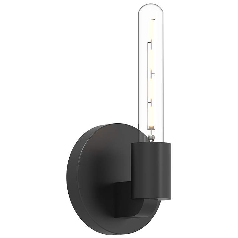 Image 1 Alora Mood Claire E26 5-in Matte Black Wall Vanity