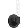 Alora Mood Claire E26 5-in Matte Black Wall Vanity
