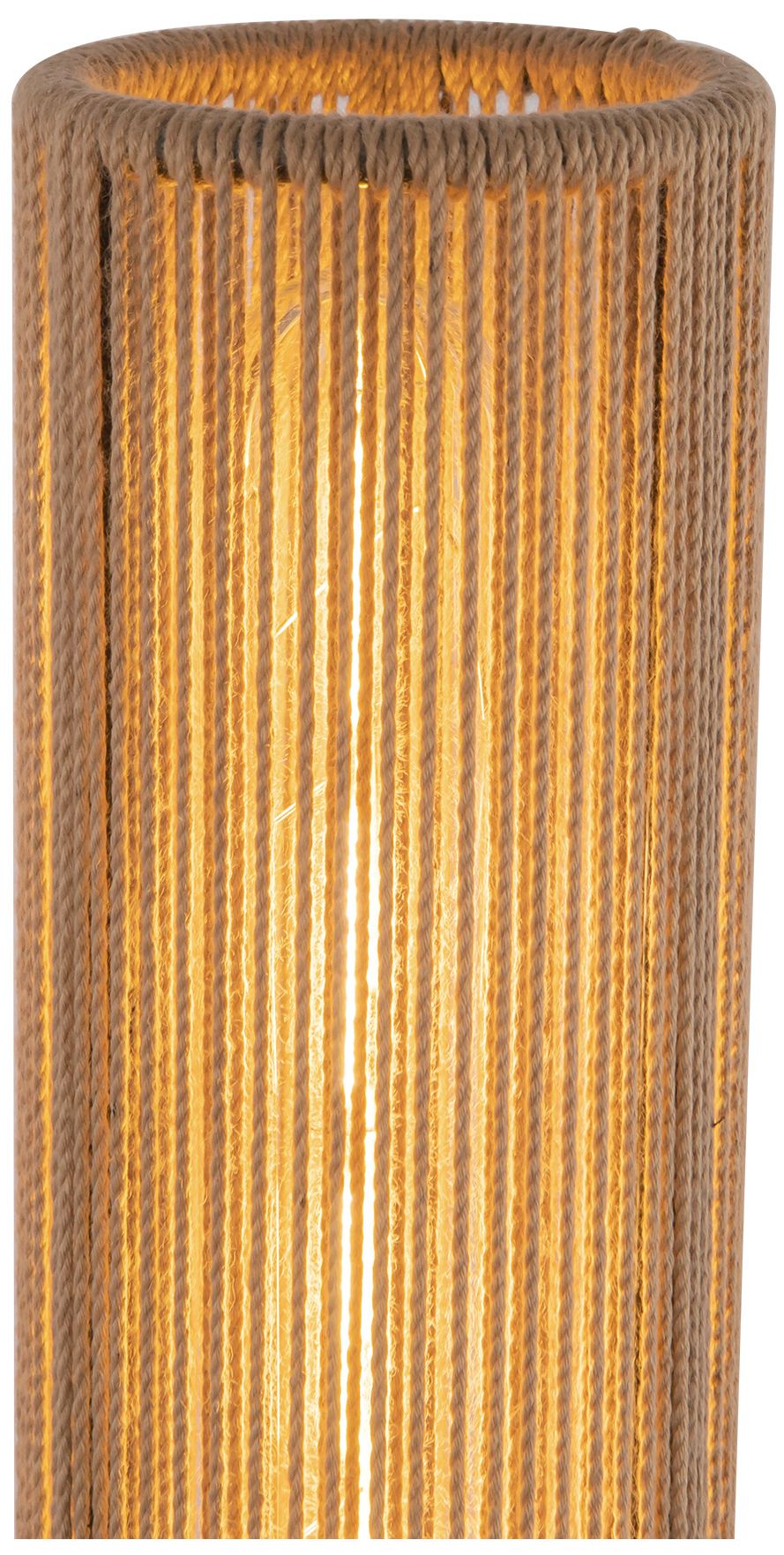 Image 4 Alora Mood Colby E26 20-in Matte Black/Tan Jute Wall Vanity more views