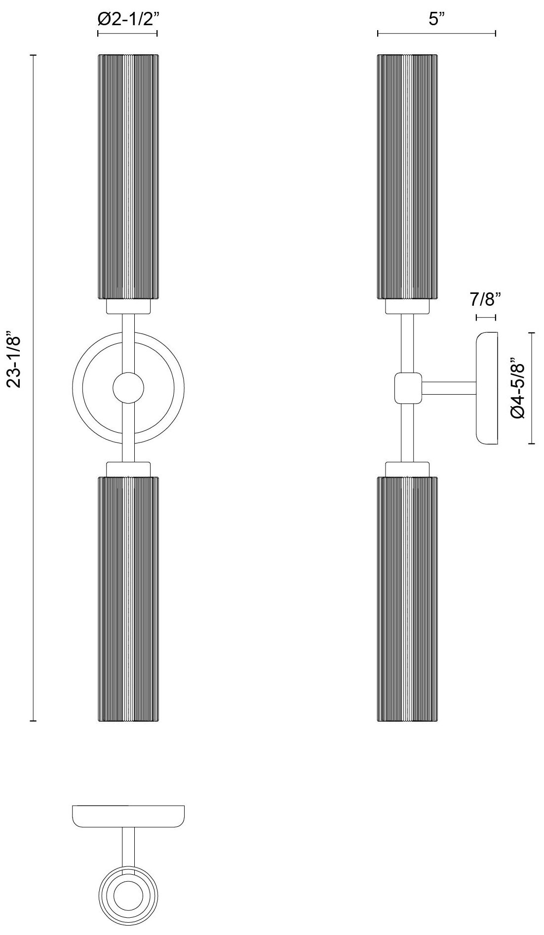 Image 6 Alora Mood Colby E26 23-in Matte Black/Tan Jute Wall Vanity more views