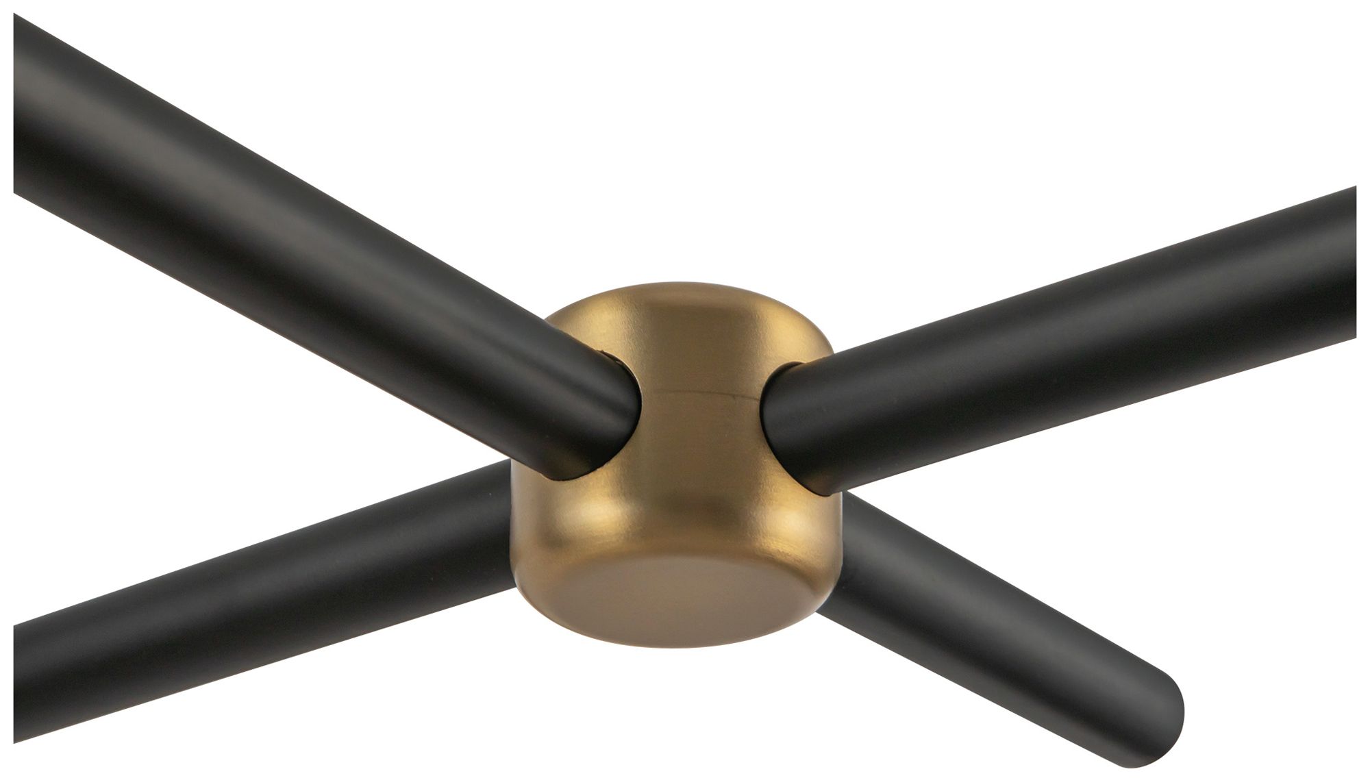 Image 6 Alora Mood Colby E26 52-in Matte Black/Tan Jute Linear Pendant more views