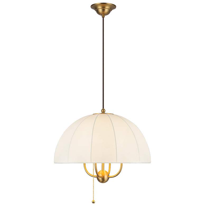 Image 1 Alora Mood Crosby E12 18-in Brushed Gold Pendant