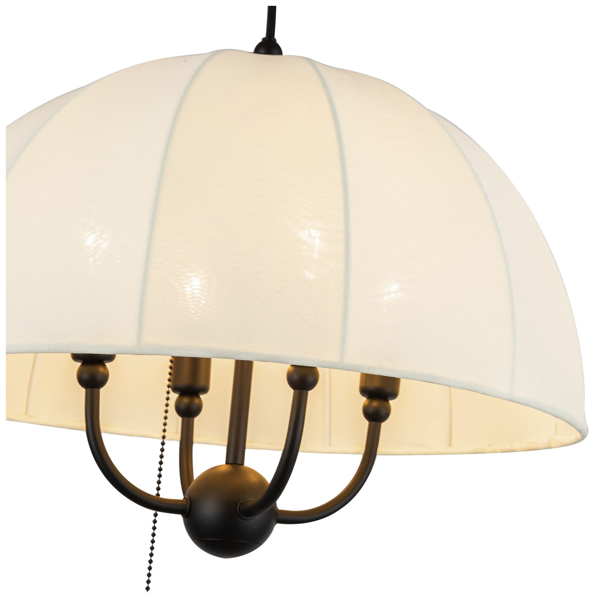 Image 3 Alora Mood Crosby E12 18-in Matte Black Pendant more views