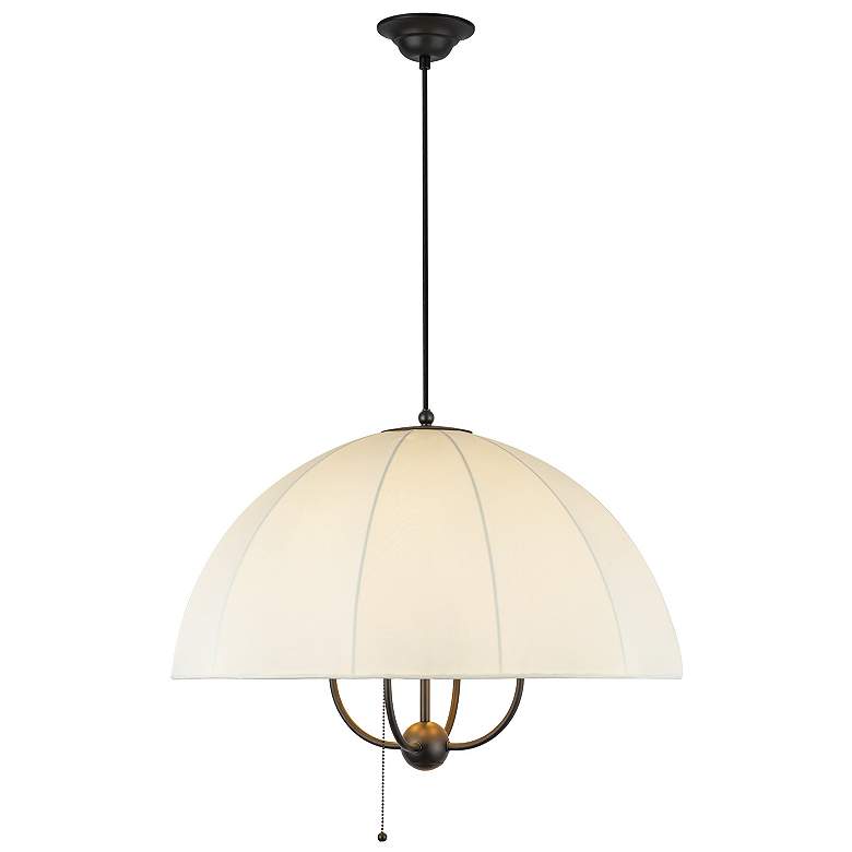 Image 1 Alora Mood Crosby E12 24-in Matte Black Pendant