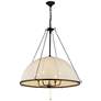 2_Alora Mood Crosby E12 33-in Matte Black Socket Chandelier more views