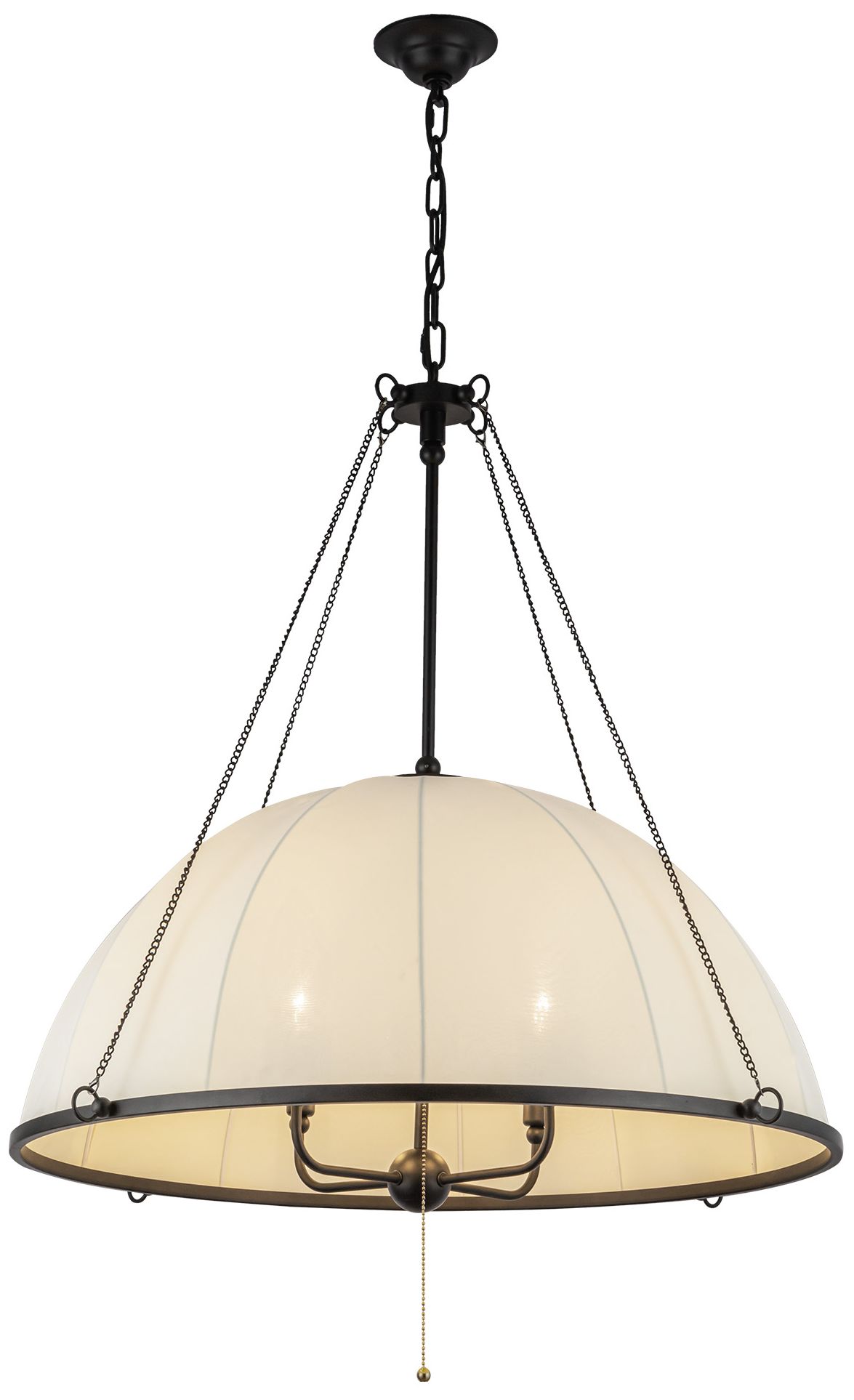 Image 3 Alora Mood Crosby E12 33-in Matte Black Socket Chandelier more views