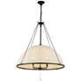 3_Alora Mood Crosby E12 33-in Matte Black Socket Chandelier more views