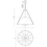6_Alora Mood Crosby E12 33-in Matte Black Socket Chandelier more views