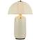 Alora Mood Crosby E26 18-in Matte Black Socket Table Lamp