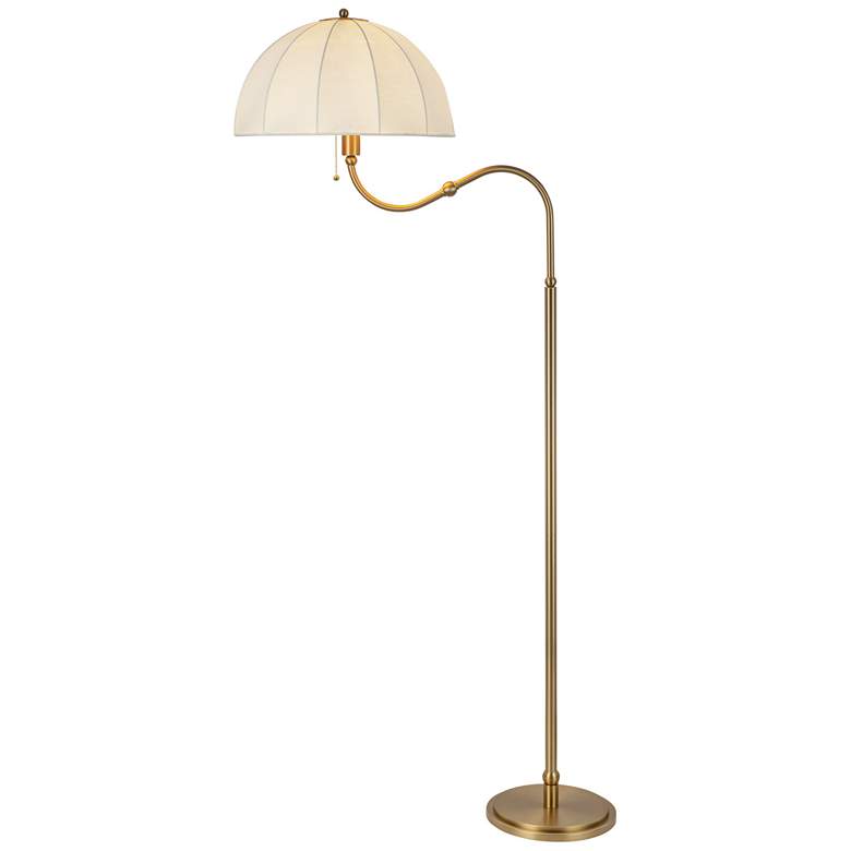 Image 1 Alora Mood Crosby E26 68-in Brushed Gold Socket Floor Lamp