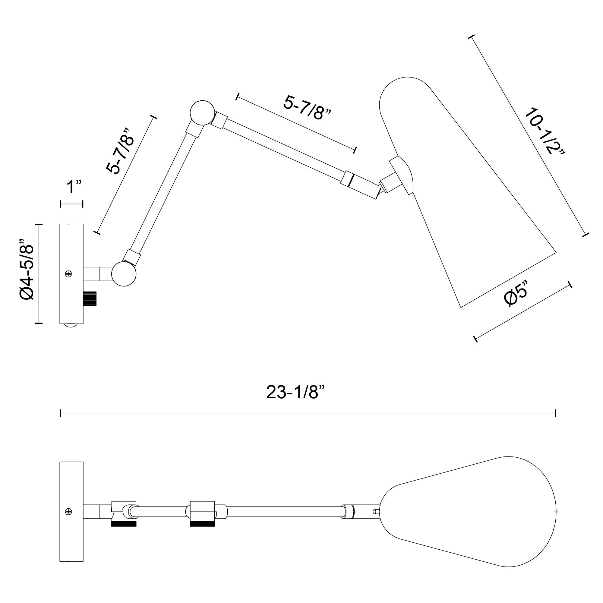 Image 4 Alora Mood Daniel E26 24-in Aged Gold/White Wall Vanity more views