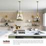 3_Alora Mood Delilah E26 10-in Clear Glass/Matte Black Pendant more views