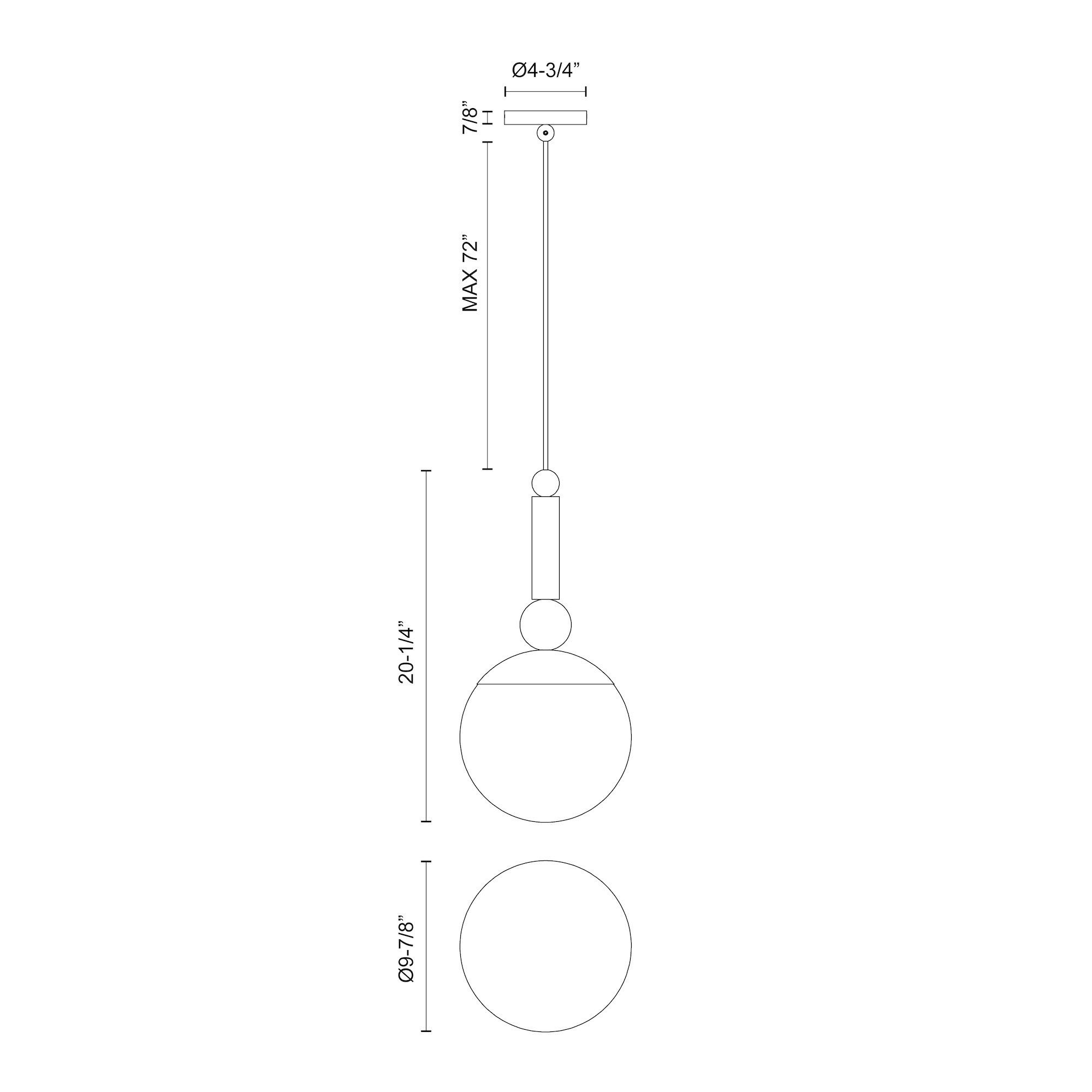 Image 5 Alora Mood Delilah E26 10-in Clear Glass/Matte Black Pendant more views