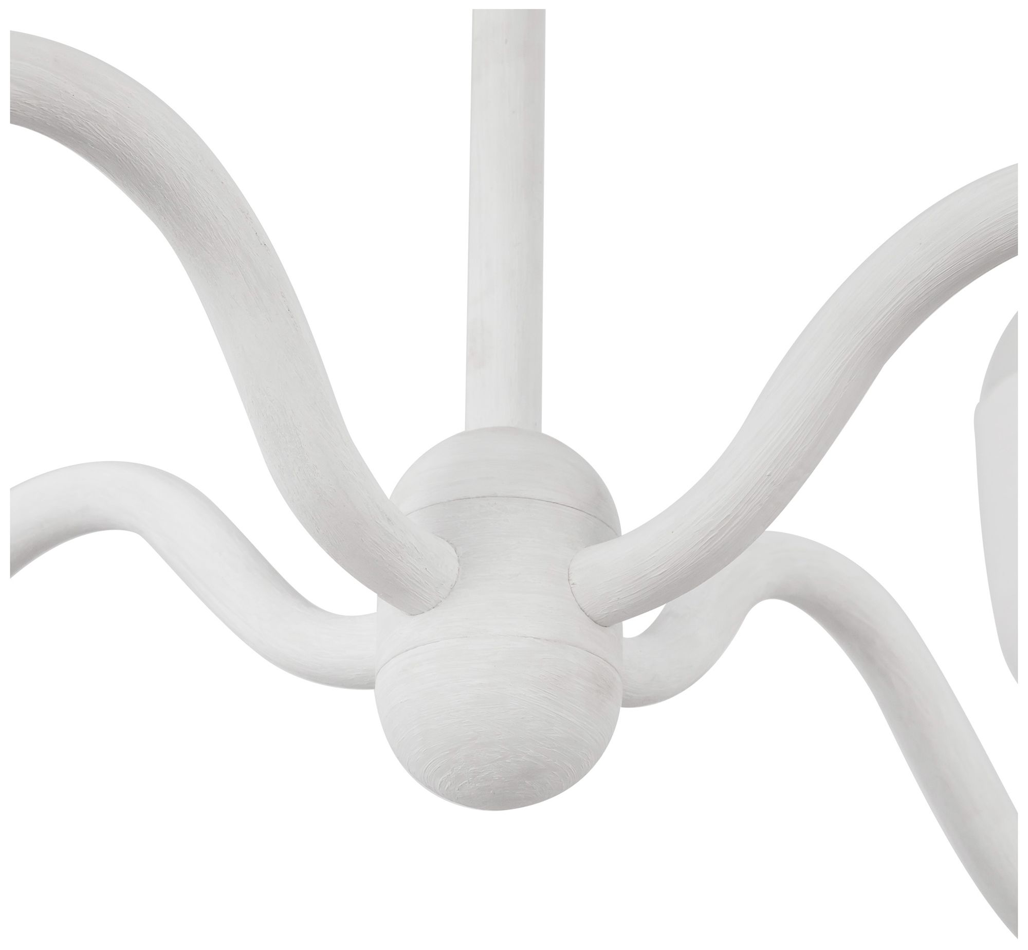 Image 4 Alora Mood Effie E12 27-in Antique White/Opal Glass Socket Chandelier more views