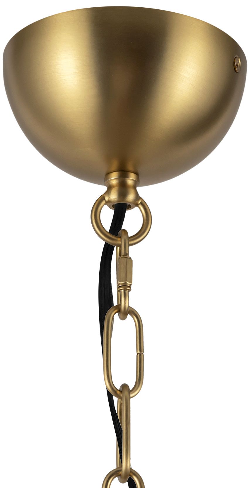 Image 5 Alora Mood Effie E12 27-in Brushed Gold/Opal Glass Socket Chandelier more views