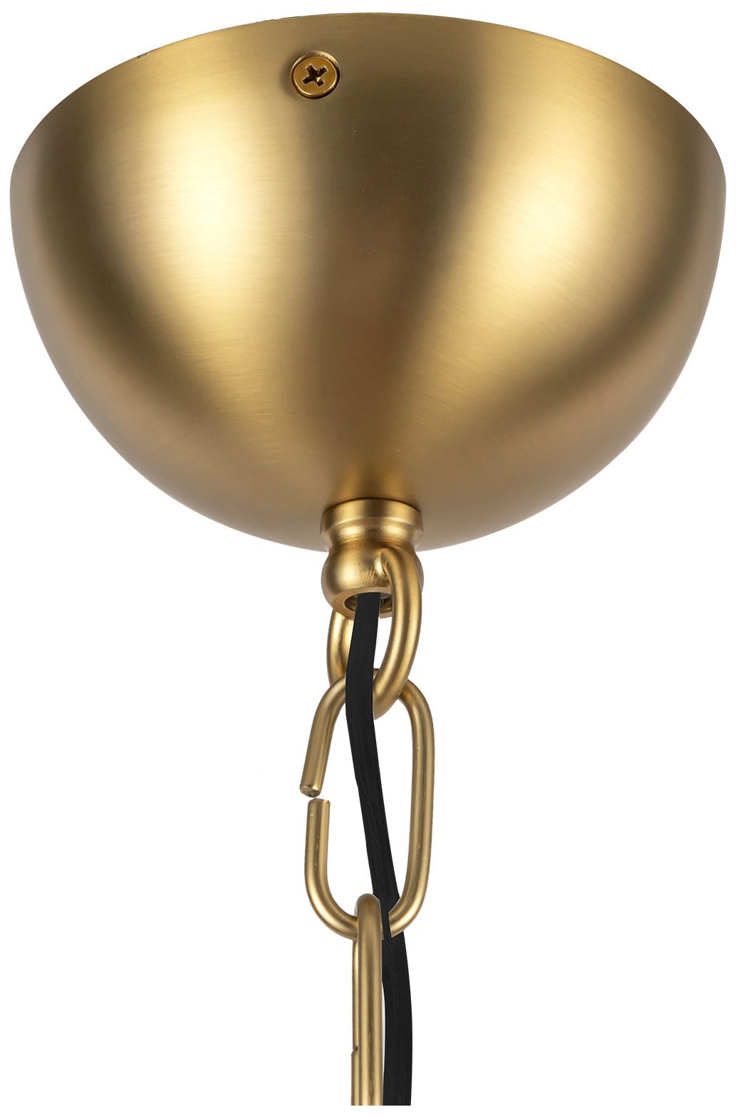 Image 5 Alora Mood Effie E12 39-in Brushed Gold/Opal Glass Socket Chandelier more views