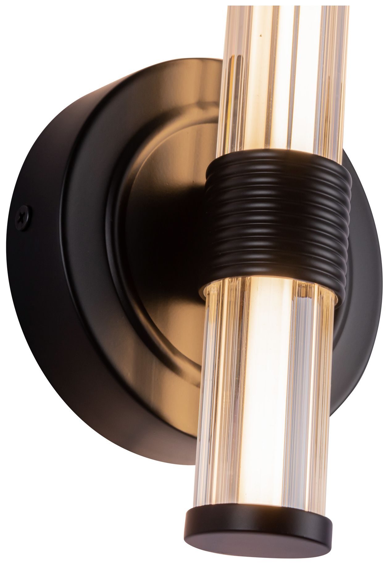 Image 5 Alora Mood Elsie LED 12-in Matte Black Wall Vanity more views