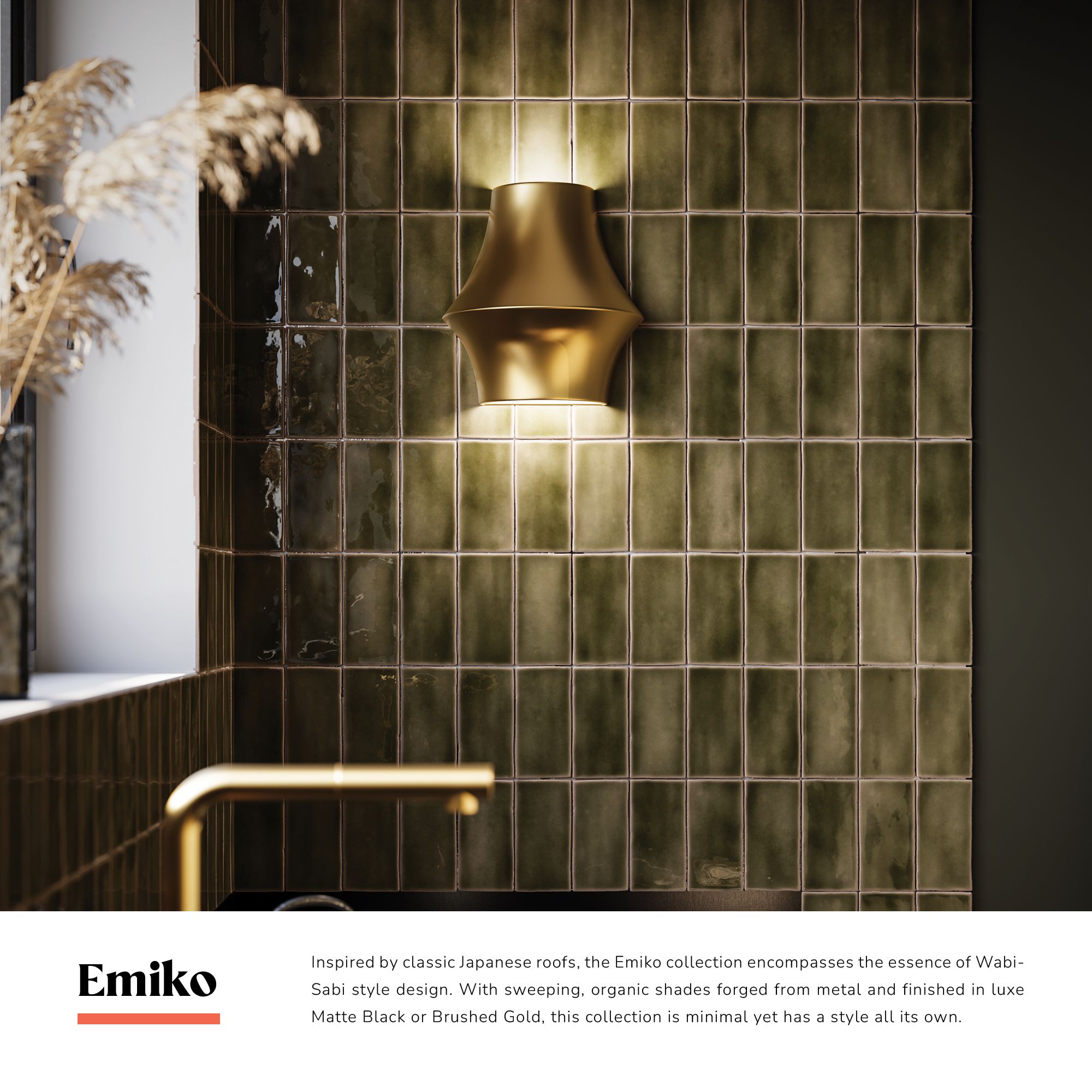 Image 3 Alora Mood Emiko E12 10-in Matte Black Wall Vanity more views