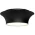 Alora Mood Emiko E26 12-in Matte Black Flush Mount