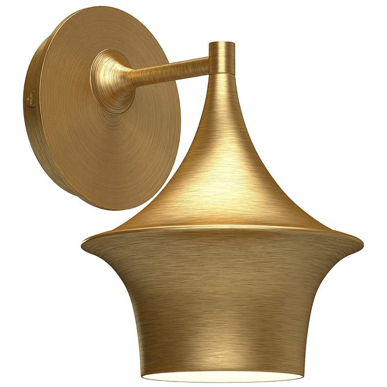 Image 1 Alora Mood Emiko E26 7-in Brushed Gold Wall Vanity