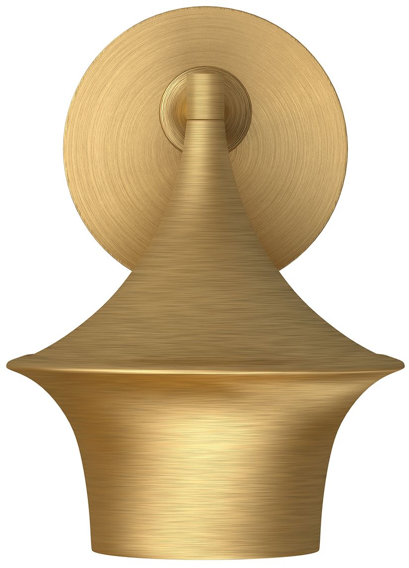 Image 2 Alora Mood Emiko E26 7-in Brushed Gold Wall Vanity more views