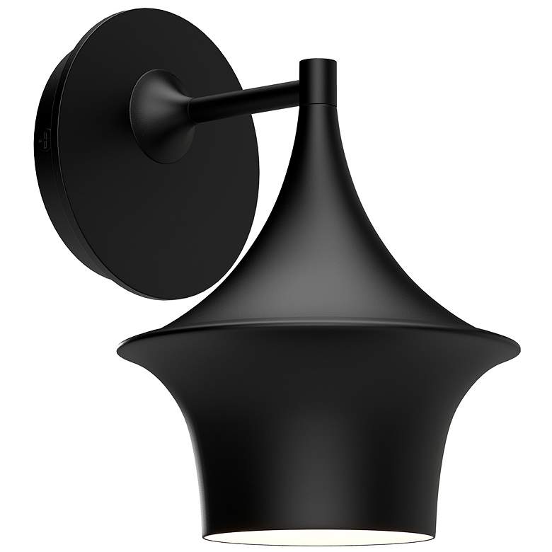 Image 1 Alora Mood Emiko E26 7-in Matte Black Wall Vanity