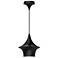 Alora Mood Emiko E26 9-in Matte Black Pendant