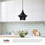 3_Alora Mood Emiko E26 9-in Matte Black Pendant more views