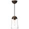 Alora Mood Emil E26 6-in Aged Gold/Walnut Pendant