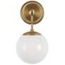 6_Alora Mood Fiore E12 6-in Brushed Gold/Glossy Opal Glass Wall Vanity more views