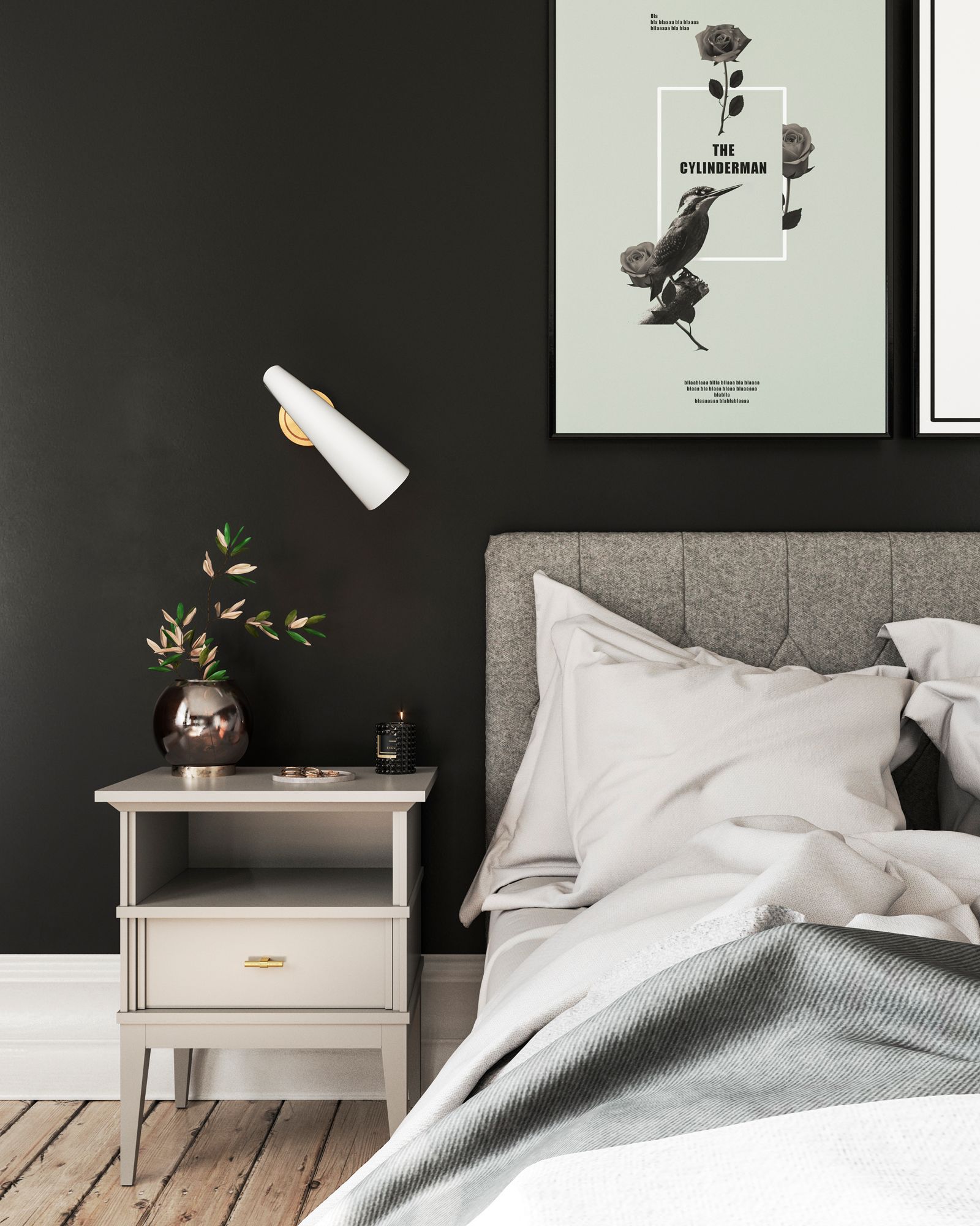 Image 2 Alora Mood Gabriel E26 5-in Aged Gold/White Wall Vanity more views