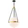 Alora Mood Harmony E26 18-in Brushed Gold/Glossy Opal Glass Pendant
