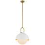 2_Alora Mood Harper E26 16-in White/Opal Glass Pendant more views