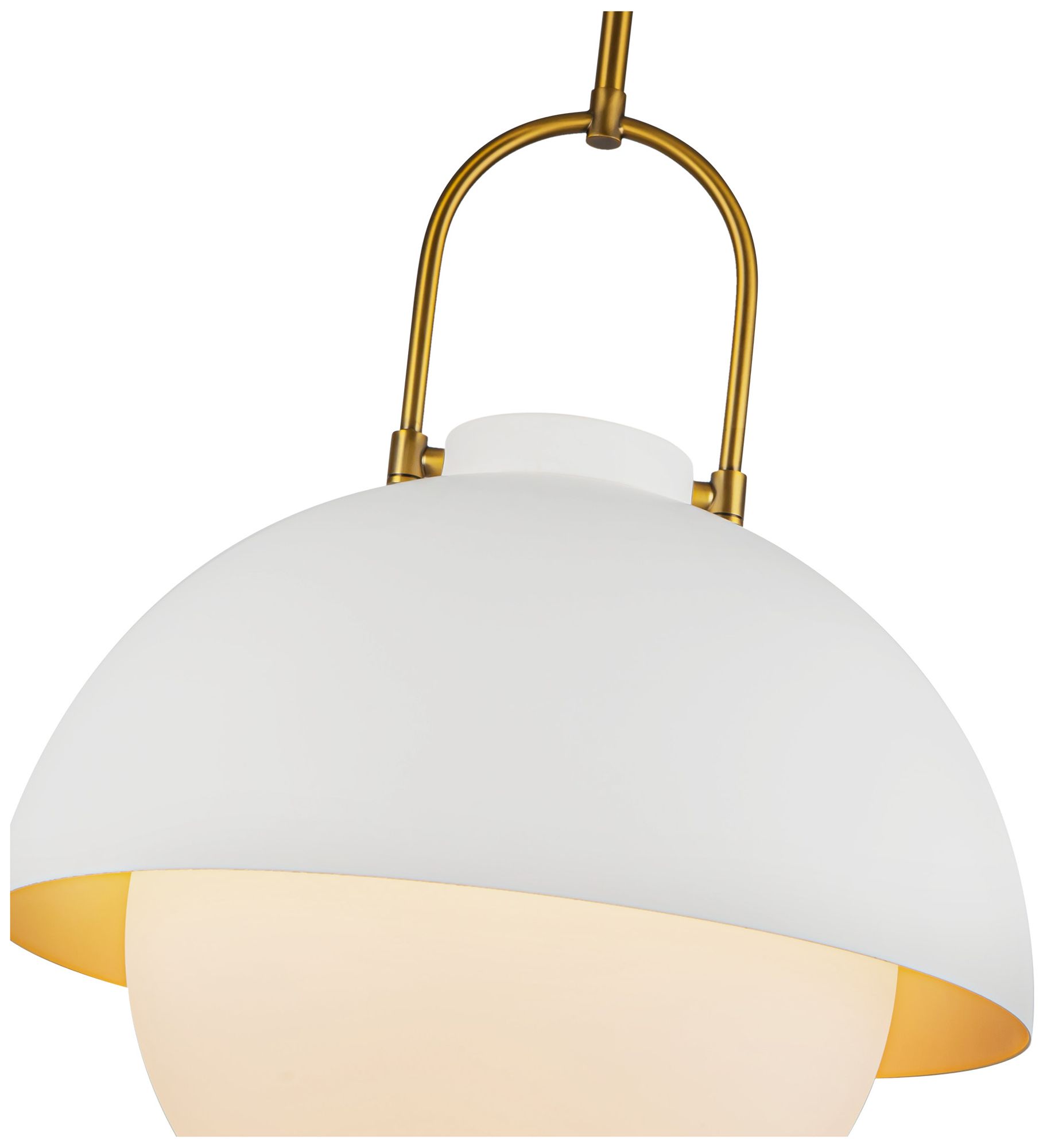 Image 3 Alora Mood Harper E26 16-in White/Opal Glass Pendant more views