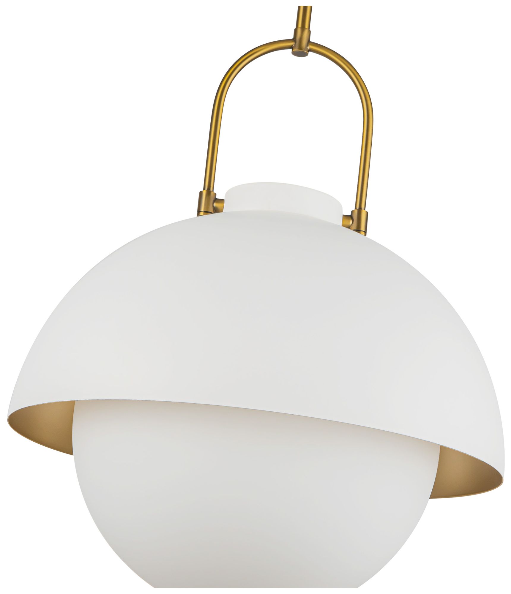 Image 4 Alora Mood Harper E26 16-in White/Opal Glass Pendant more views