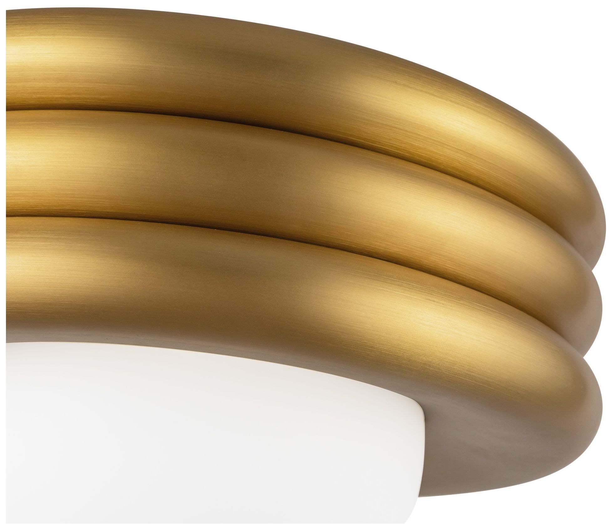 Image 4 Alora Mood Harvey E26 12-in Brushed Gold Semi-Flush Mount more views