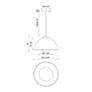 5_Alora Mood Haven E26 12-in Matte Black/Opal Matte Glass Pendant more views