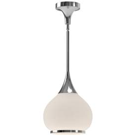 Image1 of Alora Mood Hazel E26 10-in Chrome/Opal Matte Glass Pendant