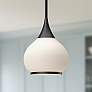 1_Alora Mood Hazel E26 10-in Matte Black/Opal Matte Glass Pendant