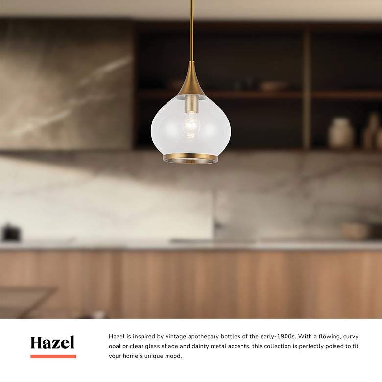 Image 3 Alora Mood Hazel E26 10-in Matte Black/Opal Matte Glass Pendant more views