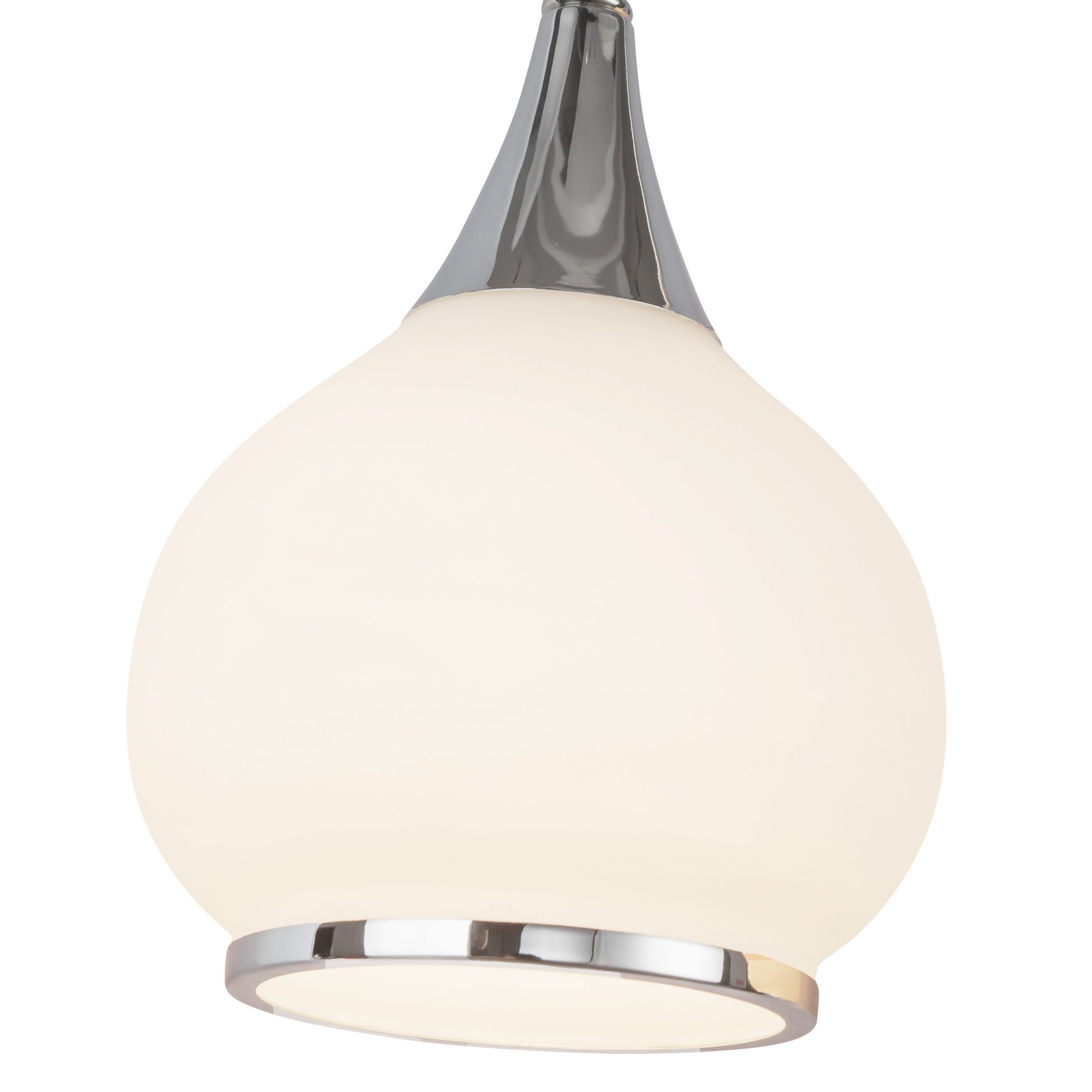 Image 5 Alora Mood Hazel E26 26-in Chrome/Opal Matte Glass Vanity Light more views