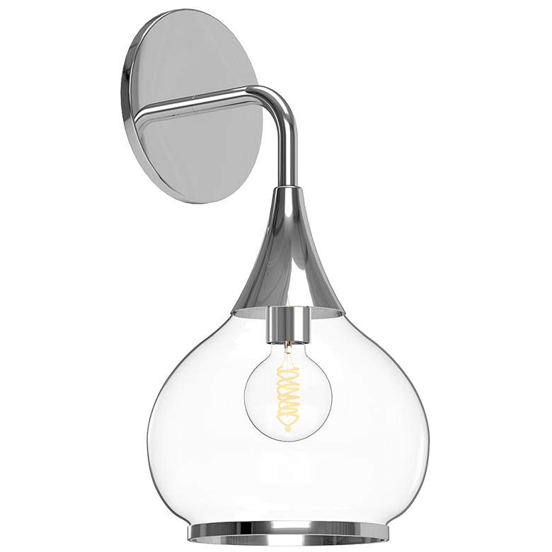 Image 1 Alora Mood Hazel E26 6-in Chrome/Clear Glass Wall Vanity