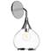 Alora Mood Hazel E26 6-in Chrome/Clear Glass Wall Vanity