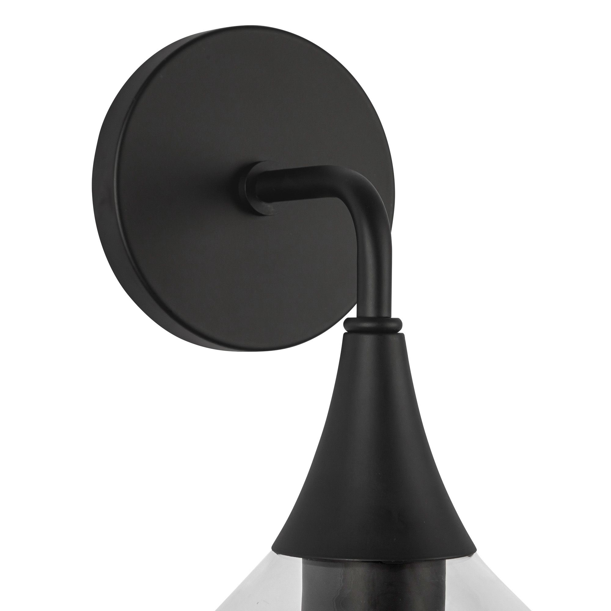 Image 5 Alora Mood Hazel E26 6-in Clear Glass/Matte Black Wall Vanity more views