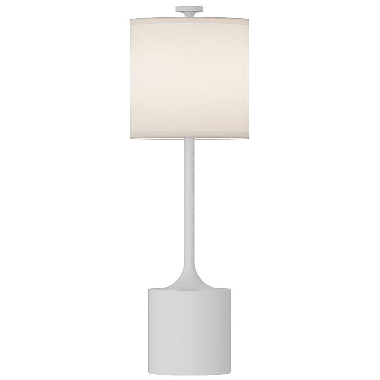 Image 2 Alora Mood Issa E26 26-in White/Ivory Linen Table Lamp