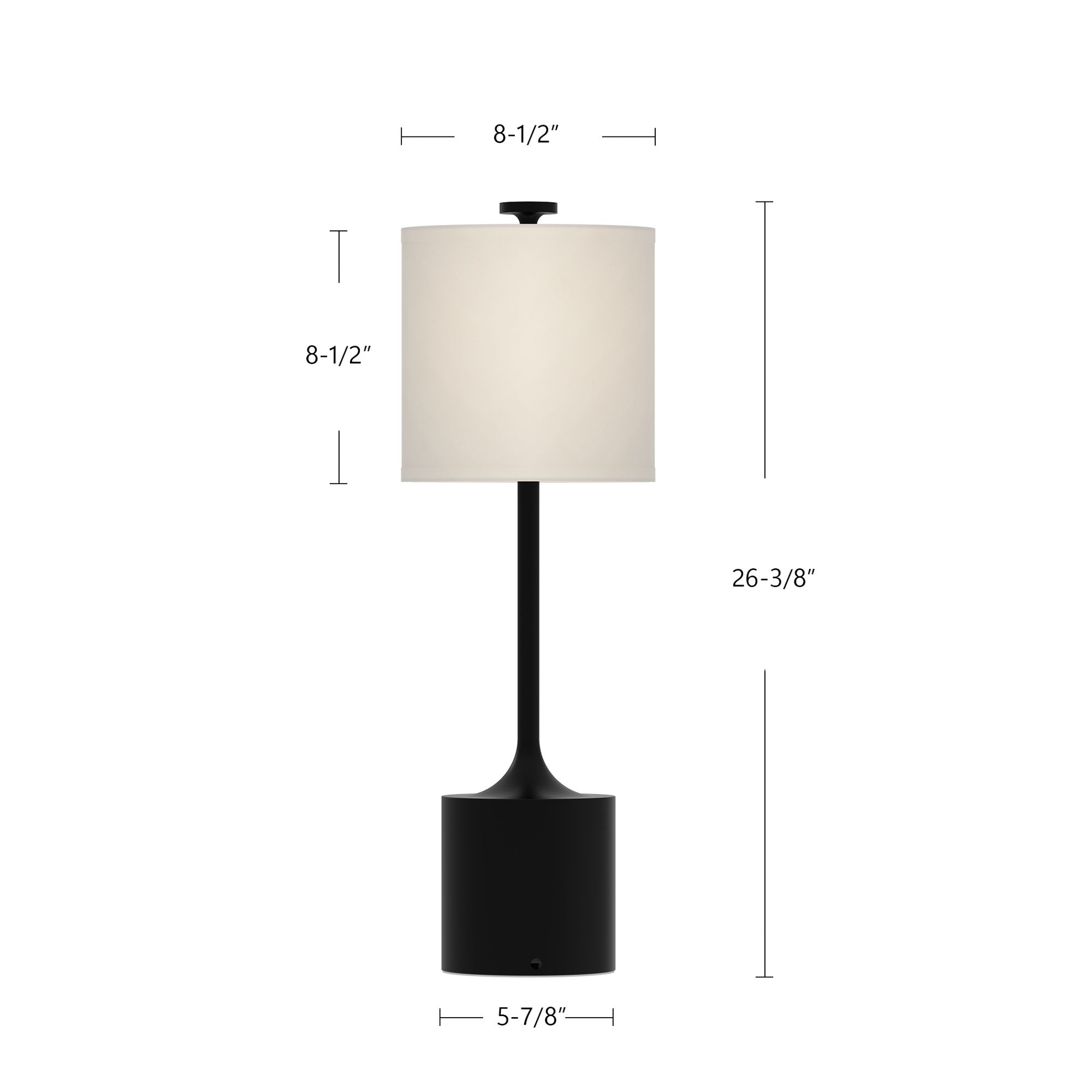 Image 4 Alora Mood Issa E26 26-in White/Ivory Linen Table Lamp more views
