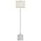 Alora Mood Issa E26 61-in White/Ivory Linen Floor Lamp