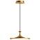 Alora Mood Issa LED 12-in Brushed Gold Pendant