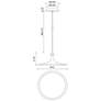 3_Alora Mood Issa LED 12-in Brushed Gold Pendant more views