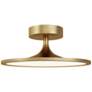 1_Alora Mood Issa LED 12-in Brushed Gold Semi-Flush Mount